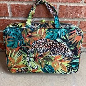 bebe Tropical Paradise Multi/Leopard Cosmetic Bag